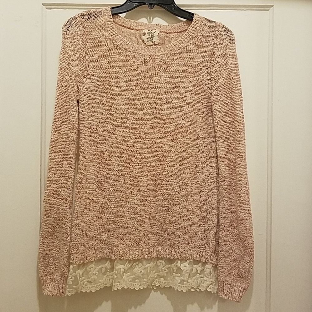 Pink Hippie Rose sweater